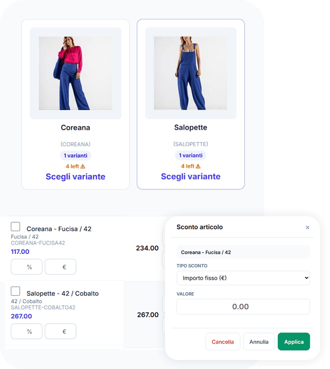 Esdra POS terminal for in-store sales
